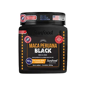 Maca Peruana Black + ZMA Evolution em Pó 300g - Sunfood
