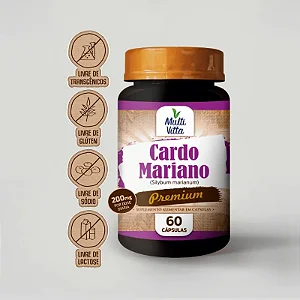 Cardo Mariano 200mg 60 cápsulas - Multivitta