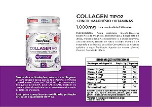 Collagen Tipo 2 1000mg 60 cápsulas - Sunfood Evolution