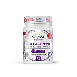 Collagen Tipo 2 1000mg 60 cápsulas - Sunfood