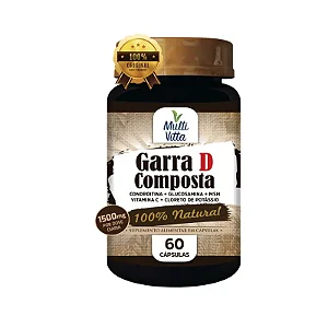 Garra do Diabo Composta 1500mg 60 cápsulas - Multivitta