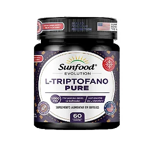L-Triptofano Pure Evolution 860mg 60 softgels - Sunfood