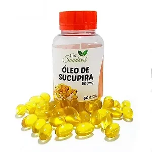 Óleo de Sucupira 60 cápsulas - Cia Saudável