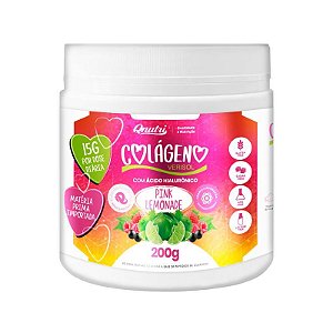 Colágeno Verisol com Ácido Hialurônico Pink Lemonade 200g - Qnutri