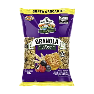Granola Açaí, Guaraná e Mel 230g - Da Fazenda