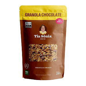 Granola Chocolate 200g - Tia Sônia