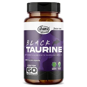 Black Taurine 1000mg 60 cápsulas - Unilife