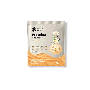 Proteína Vegetal Sachê Baunilha 30g - Ocean Drop
