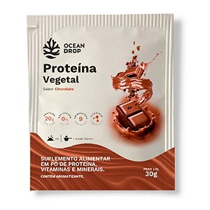 Proteína Vegetal Sachê Chocolate 30g - Ocean Drop