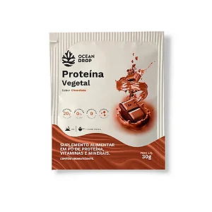 Proteína Vegetal Sachê Chocolate 30g - Ocean Drop