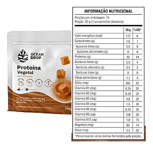Proteína Vegetal Sachê Doce de Leite 30g - Ocean Drop