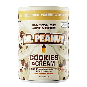 Pasta de Amendoim Cookies e Cream 250g - Dr. Peanut