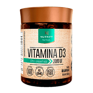 Vitamina D3 60 Cápsulas - Nutrify