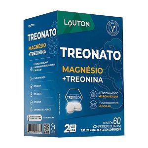 Treonato de Magnésio 650mg 60 Comps - Lauton
