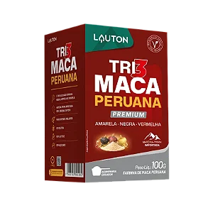 TriMaca Peruana Premium em Pó 100g - Lauton