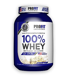 100% Whey Concentrado 900g Leite Ninho - Profit
