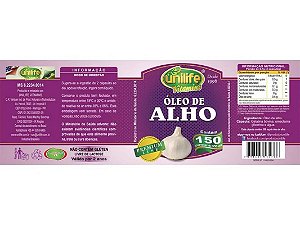 Óleo de Alho 350mg 150 cápsulas - Unilife