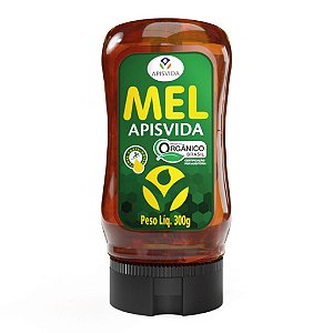Mel Orgânico Bisnaga Corta-Gotas 300g - Apisvida