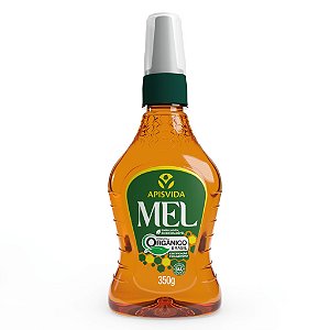 Mel Orgânico Bisnaga Tampa Cone 350g - Apisvida
