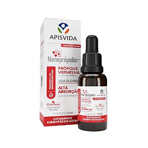 Nanoprópolis Extrato de Própolis Vermelha Blend 20ml - Apisvida