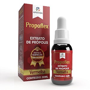 Propoflex Extrato de Própolis Vermelha 11% Gotas 30ml - Apisvida