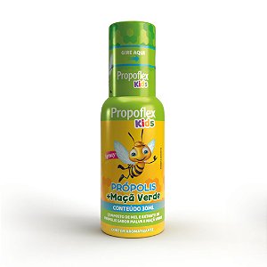 Propoflex Kids Spray Própolis Mel, Malva e Romã Sabor Maçã Verde 35ml - Apisvida