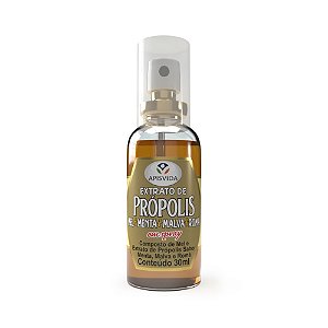 Spray de Própolis com Menta e Romã 30ml - Apisvida
