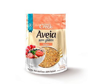 Farelo de Aveia sem Glúten 200g - Leve Crock