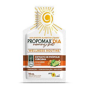 Propomax Dia Morning Shot Gengibre e Limão Sachês 10ml - Apis Flora