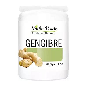 Gengibre 60 cápsulas - Ninho Verde