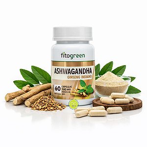 Ginseng Indiano Ashwagandha 60 cápsulas - Fito Green