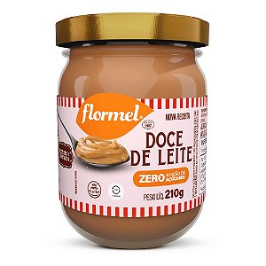 Doce de Leite Cremoso Zero Açúcar 210g - Flormel