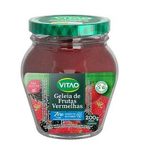 Geléia Diet Frutas Vermelhas 200g - Vitao