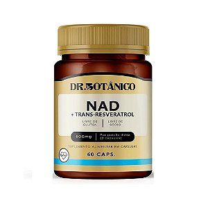NAD + Trans Resveratrol 600mg 60caps - Dr. Botânico