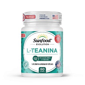 L-Teanina 400mg 60 cápsulas - Sunfood Evolution