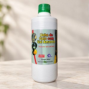 Uxi Amarelo com Unha de Gato 500ml - Vida Ervas