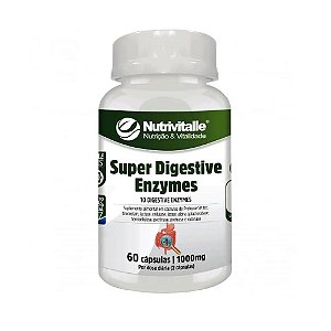 Super Digestive Enzymes 1000mg 60 cápsulas - Nutrivitalle