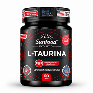 L-Taurina 1000mg 60 cápsulas - Sunfood Evolution
