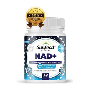 NAD+ Ribosídeo de Nicotinamida 300mg 60 cápsulas - Sunfood