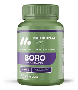 Boro Decahidratado 500mg 60 cápsulas - Medicinal Labs