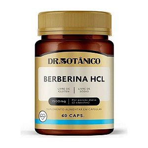 Berberina HCl 1500mg 60 cápsulas - Dr. Botânico