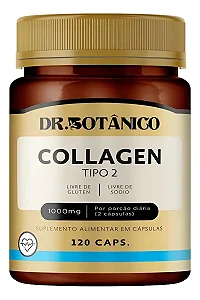 Colágeno Tipo 2 1000mg 120 cápsulas - Dr. Botânico