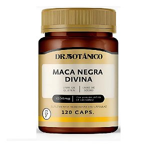 Maca Negra Divina 1000mg 120 cápsulas - Dr. Botânico