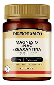 Magnésio com NAC e Zeaxantina 605mg 60 cápsulas - Dr. Botânico