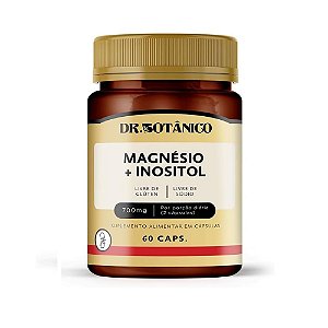 Magnésio Quelato + Inositol 700mg 60 cápsulas - Dr. Botânico