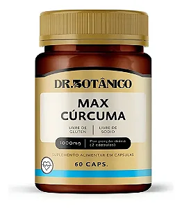 Max Cúrcuma 1000mg 60 cápsulas - Dr. Botânico