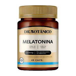 Melatonina + L-Triptofano + Magnésio + Vitamina B6 60 cápsulas - Dr. Botânico