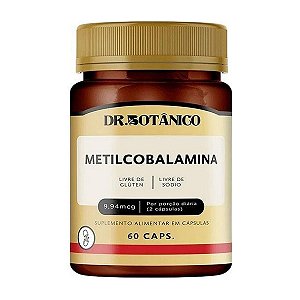 Metilcobalamina Vitamina B12 9,94mcg 60 cápsulas - Dr. Botânico