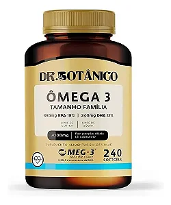 Ômega 3 EPA DHA 2000mg 240 softgels - Dr. Botânico