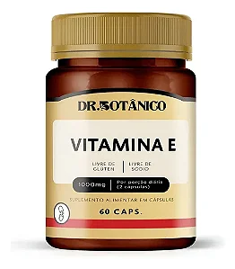 Vitamina E 1000mg 60 cápsulas - Dr. Botânico